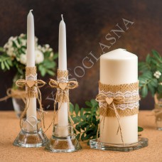 Свадебные свечи "Эко"