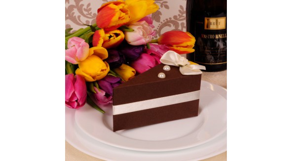 Бонбоньерка "Шоколадный торт"