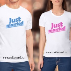 Футболки "Just married"